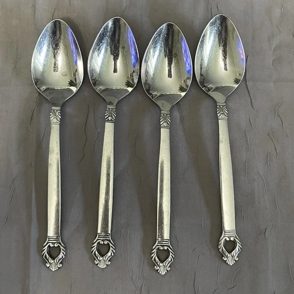 Vintage Erika 1883 F.B. ROGERS JAPAN Stainless ~ Set of 20 Service For 4 Antique